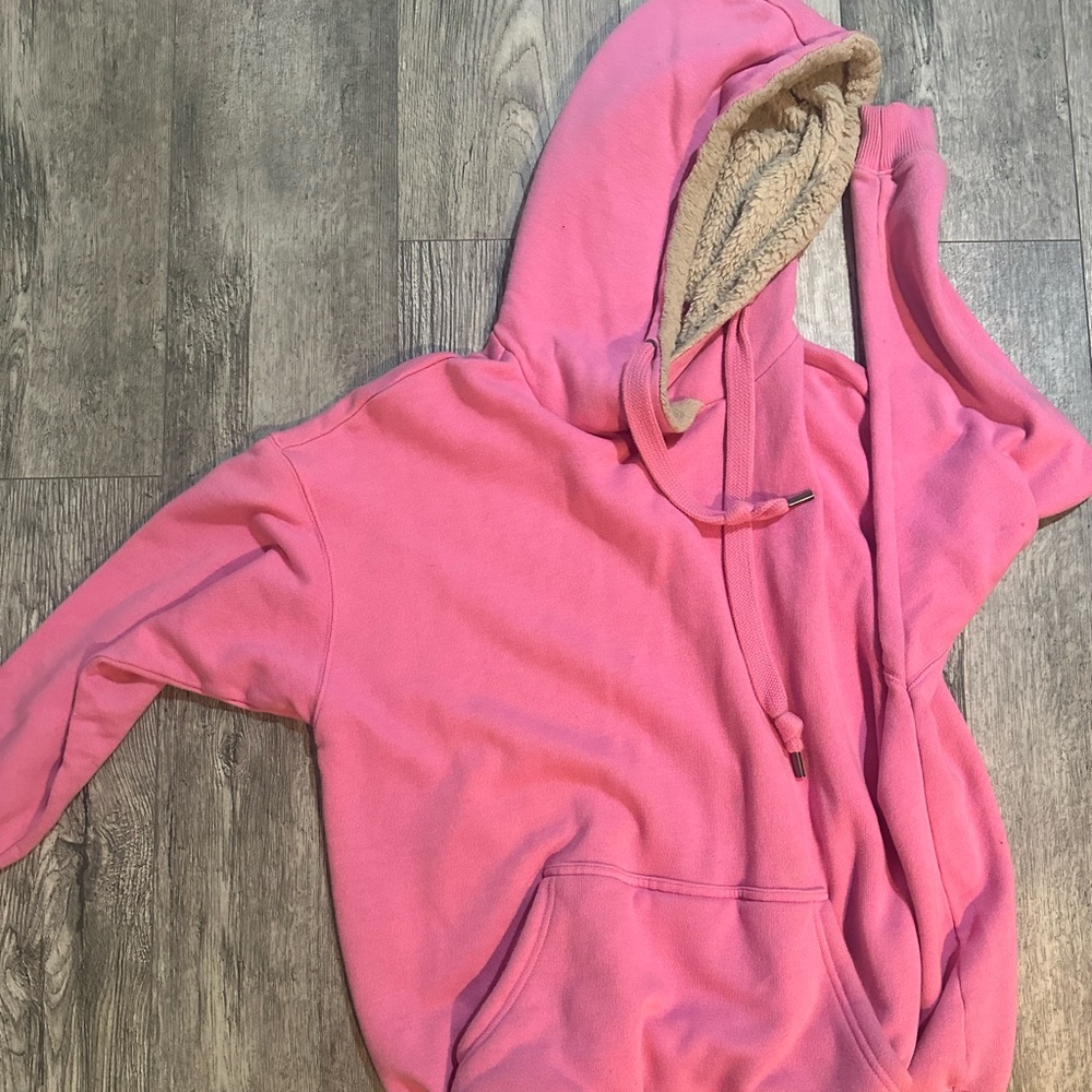 Pink hoodie